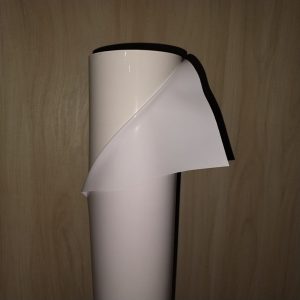 Vinil para impresión electrostático blanco de 1.50 x 50 mts.